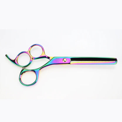 Hasami 6 In. Hair Thinning Scissors Hair Cutting Thinning Shears Set Titanium Finish J60-R