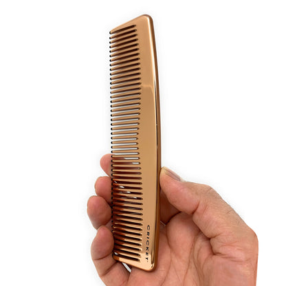 Cricket Copper Clean Finishing Comb Dressing Hair Comb Copper Infused Teeth.