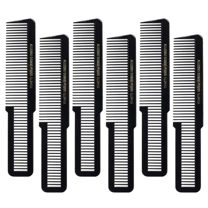 Allegro Combs #9000 Clipper Combs Blending Flat Top 6 Count