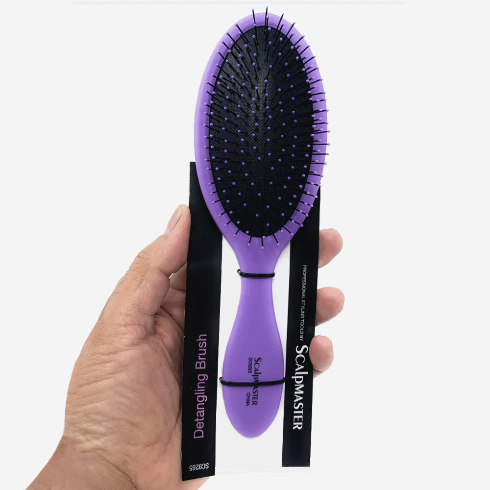 ScalpMaster Detangling Cushioned Brush Detangle Brush Hair Brush