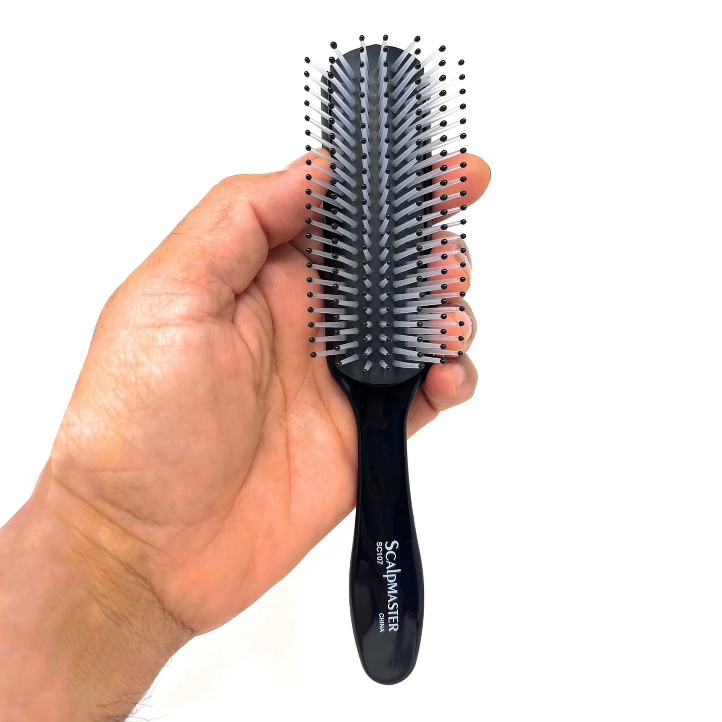 Scalpmaster Hair Brush Soft Flexible Teeth For Detangling Hair Brush Straightening Brush 1 Pc.