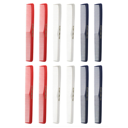 Allegro Combs #400 Barber Combs For Hair Cutting All Purpose Combs 12 Count