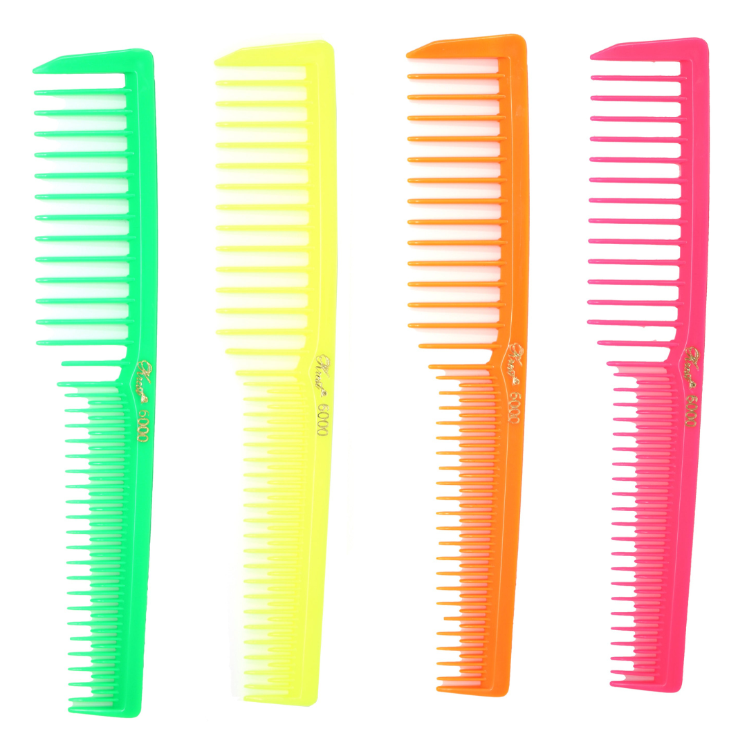 Krest #6000 Teasing Combs Lift Vent Hair Combs, 12 Count