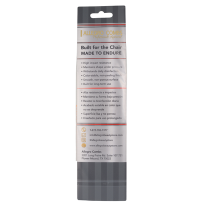 Allegro Combs Clipper #9010 Professional Clipper Comb With Handle For Barbers, 9.2 Inch