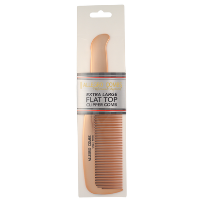 Allegro Combs Clipper #9010 Professional Clipper Comb With Handle For Barbers, 9.2 Inch