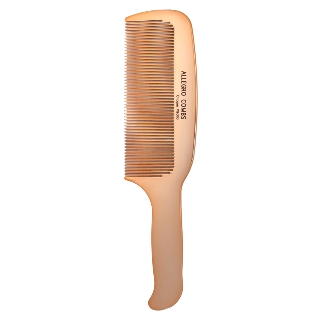 Allegro Combs Clipper #9010 Professional Clipper Comb With Handle For Barbers, 9.2 Inch