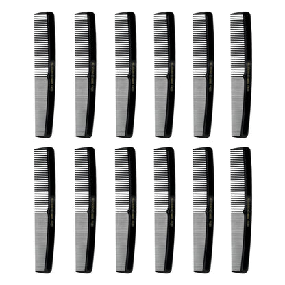 Allegro Combs #415 Barber Cutting Styling Hair Combs 12 Count