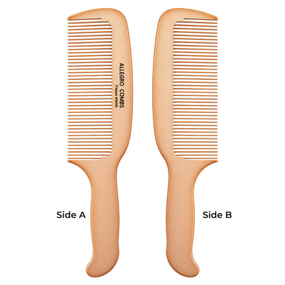 Allegro Combs Clipper #9010 Barber Comb with Handle, 9.2 in