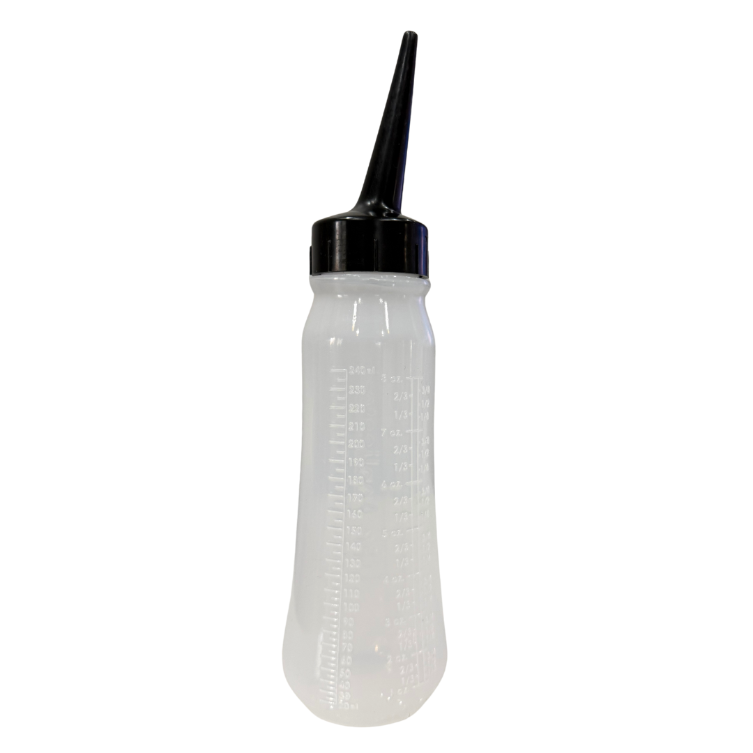 Pack of 6 - Slanted Tip Color Applicator Bottles 8 oz / 240 ml – Slanted Precision Nozzle