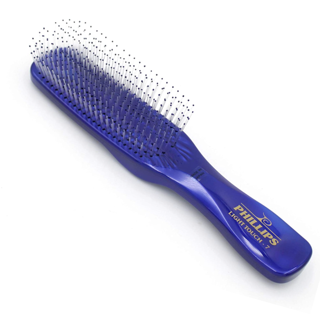 Phillips Light Touch 7 Hair Brush - Bi-Level Bristles - Sapphire