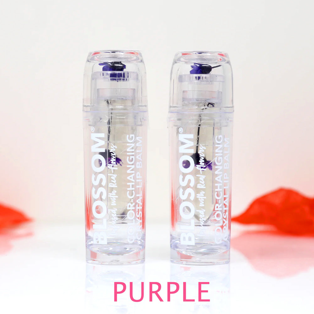 Blossom Color-Changing Crystal Lip Balm Lip Gloss 3g 2 Pc.