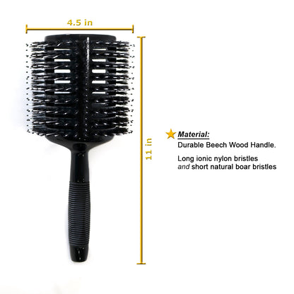 Phillips Hair Brush 4.5" Monster Vent Poly Tip Round (LUXE-MV1P)