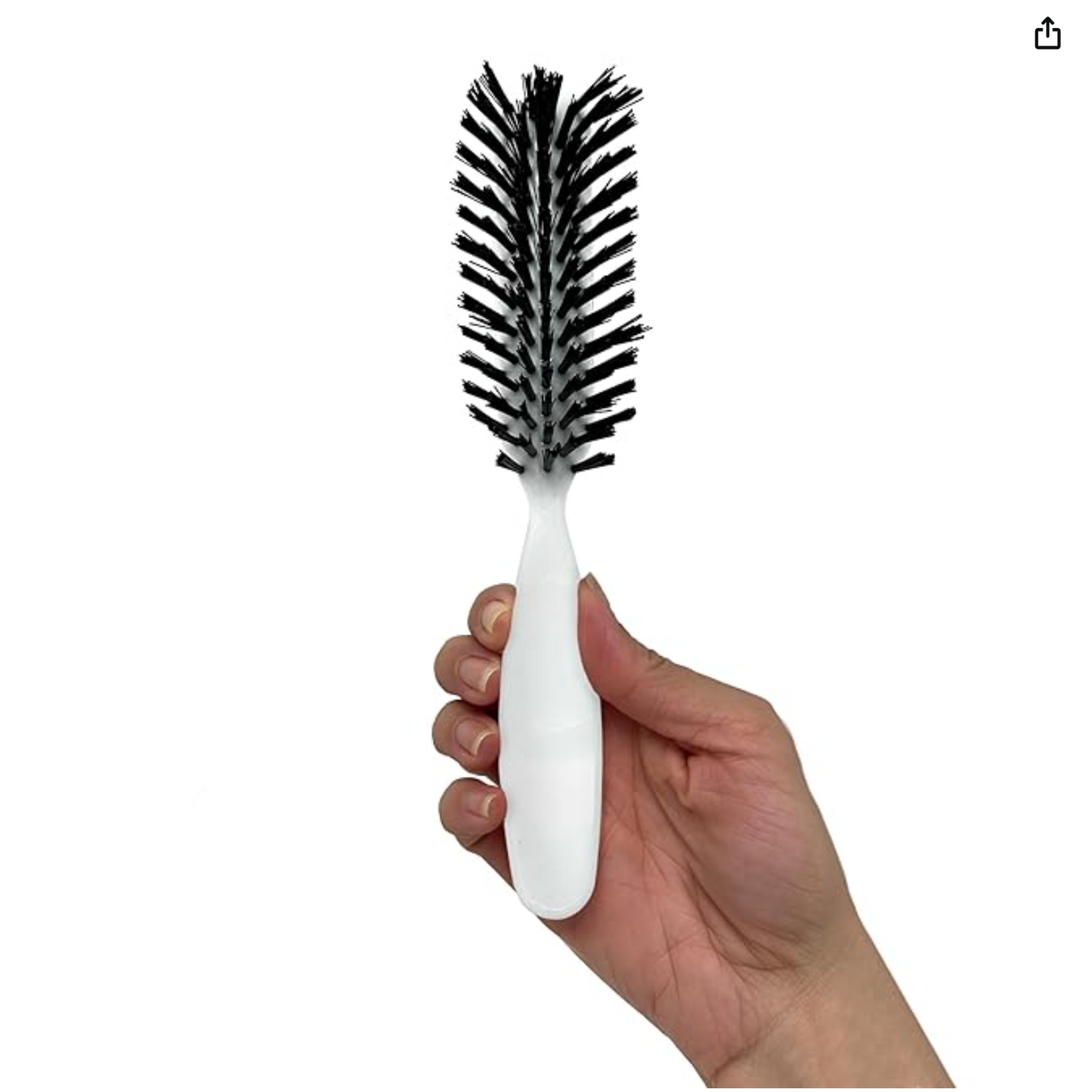 Styling Gear 7-Row Hair Brush with Nylon Bristles - 2 Pack