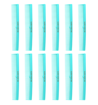 Allegro Combs 420 Barber Cutting Styling Comb Set - 12 count