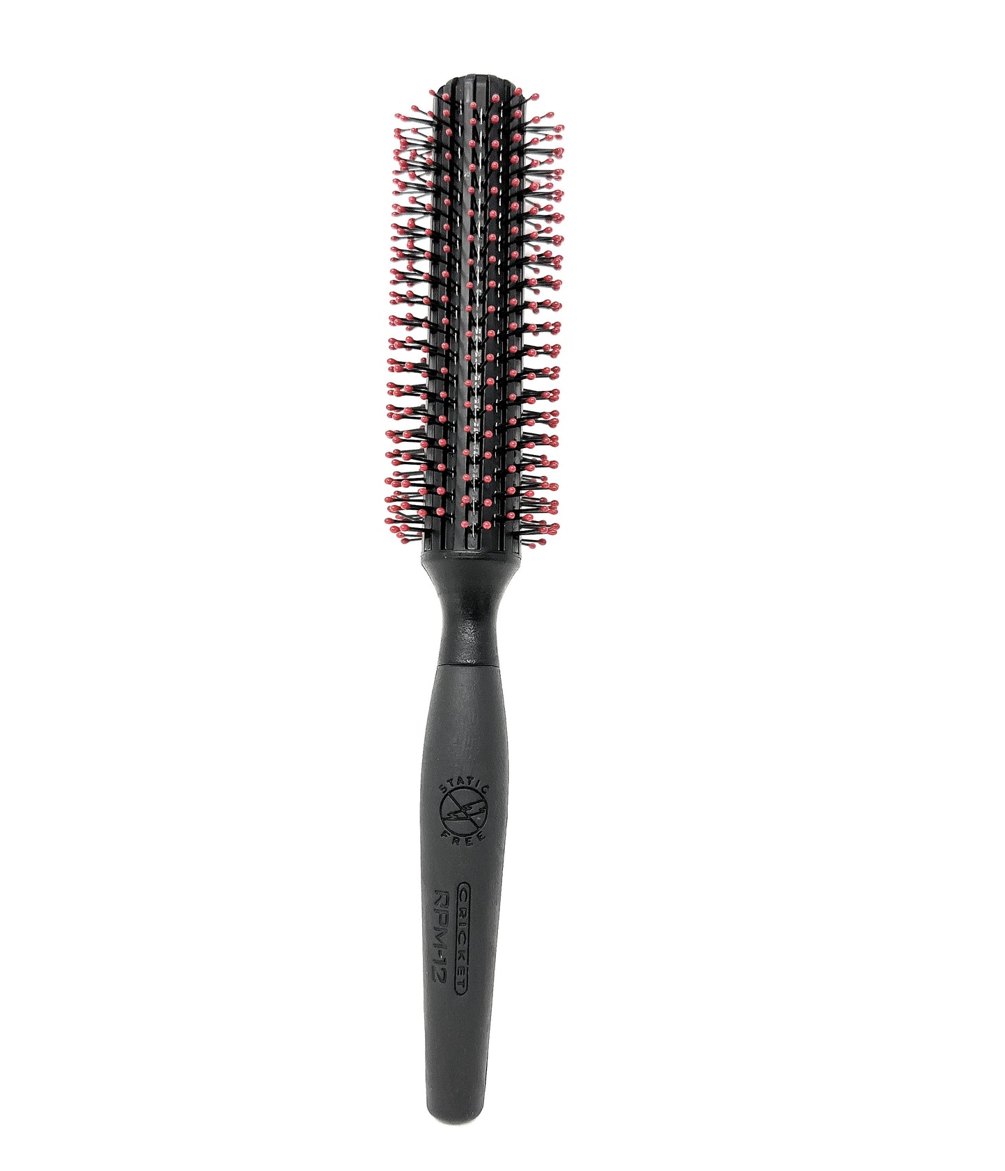 Cricket Hair Brush - RPM 12 Row For Hair Types Effortless Curling, Blow Drying, Styling