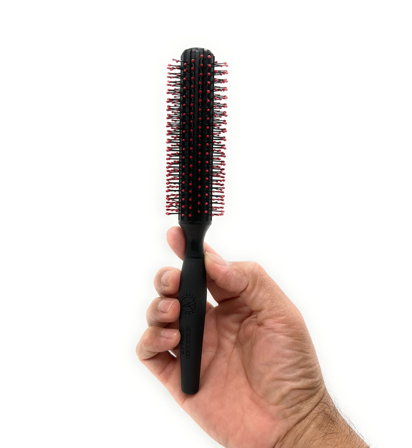 Cricket Hair Brush - RPM 12 Row For Hair Types Effortless Curling, Blow Drying, Styling