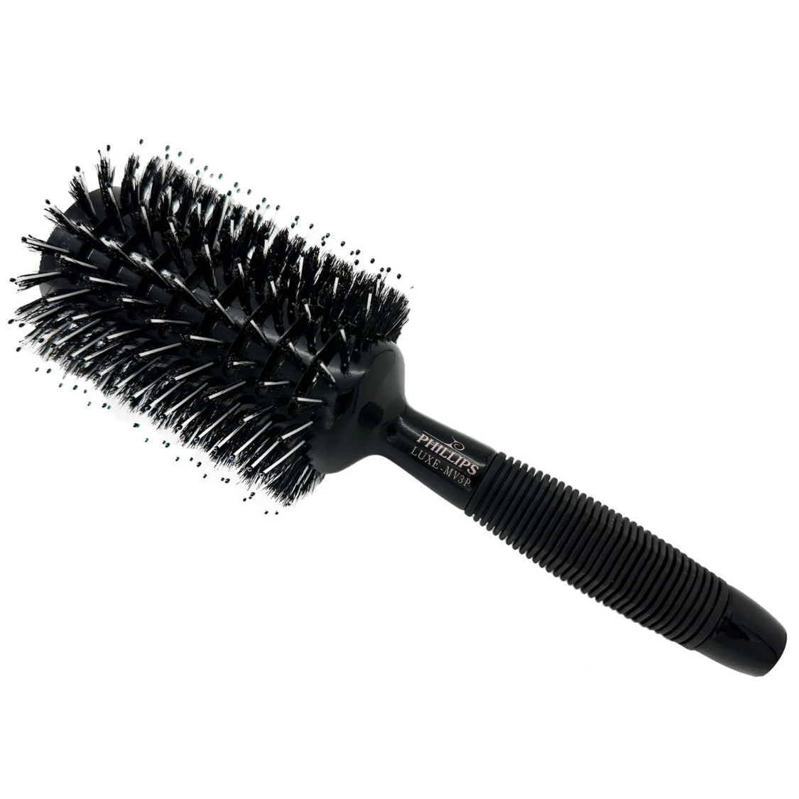 Phillips Brush 3.5" Monster Vent Round Brush Poly Tip - Mixed Boar & Ionic Nylon Bristles (LUXE-MV3P)