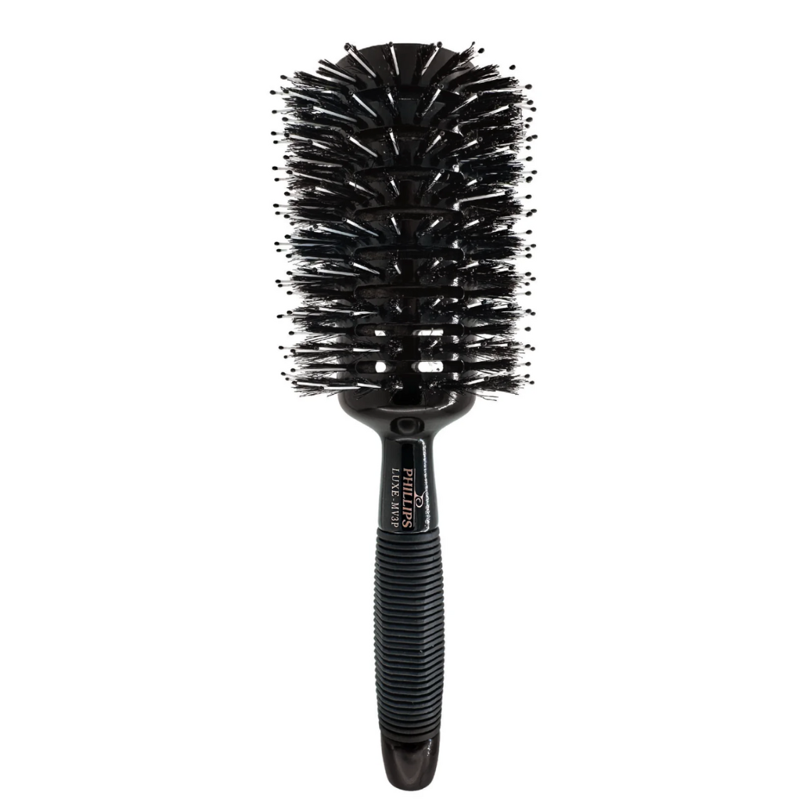 Phillips Brush 3.5" Monster Vent Round Brush Poly Tip - Mixed Boar & Ionic Nylon Bristles (LUXE-MV3P)