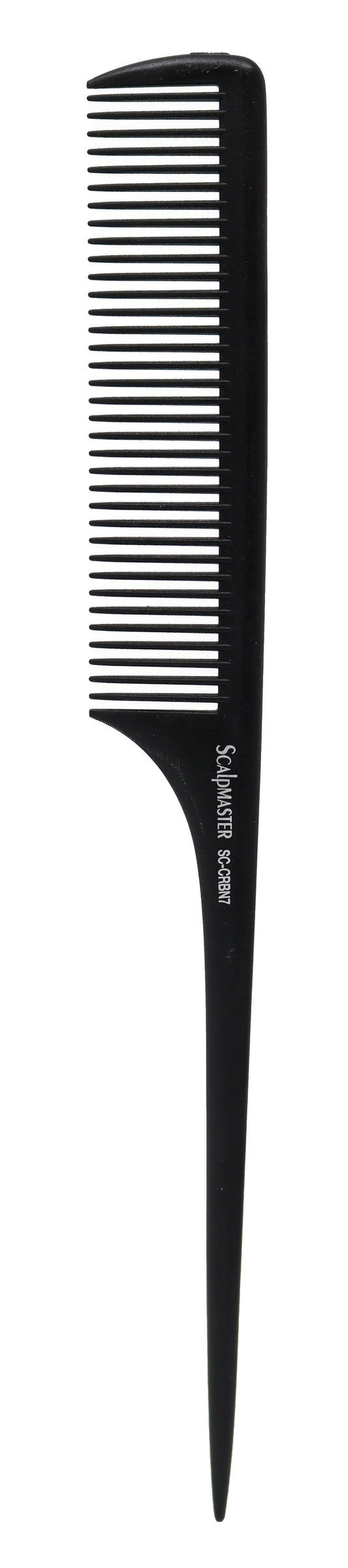 9 inch Scalpmaster Carbon Tail Comb (SC-CRBN7)