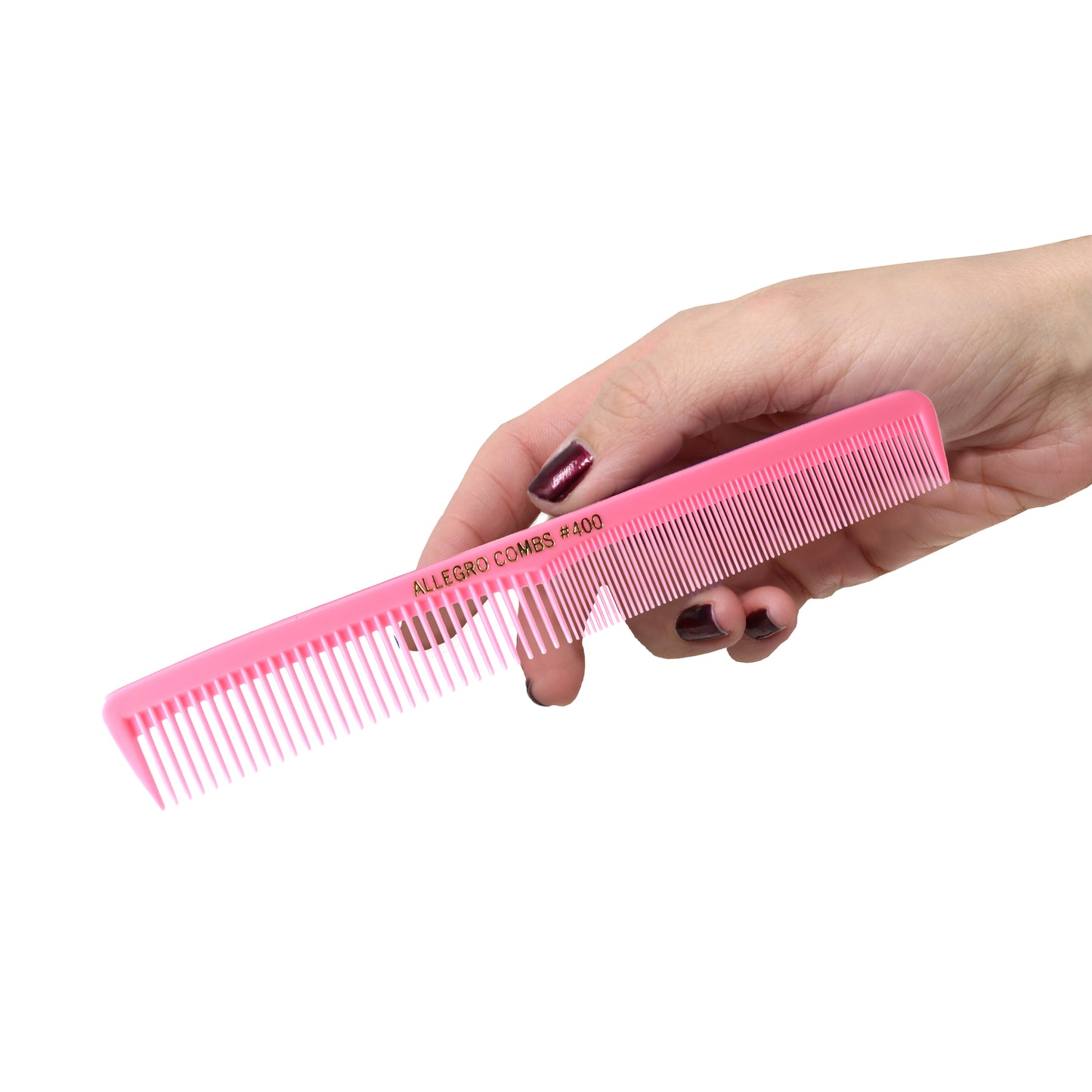 Allegro Combs 400 Barbers Combs Cutting Combs All Purpose Combs. Fresh Pink Combs. 12 Pk