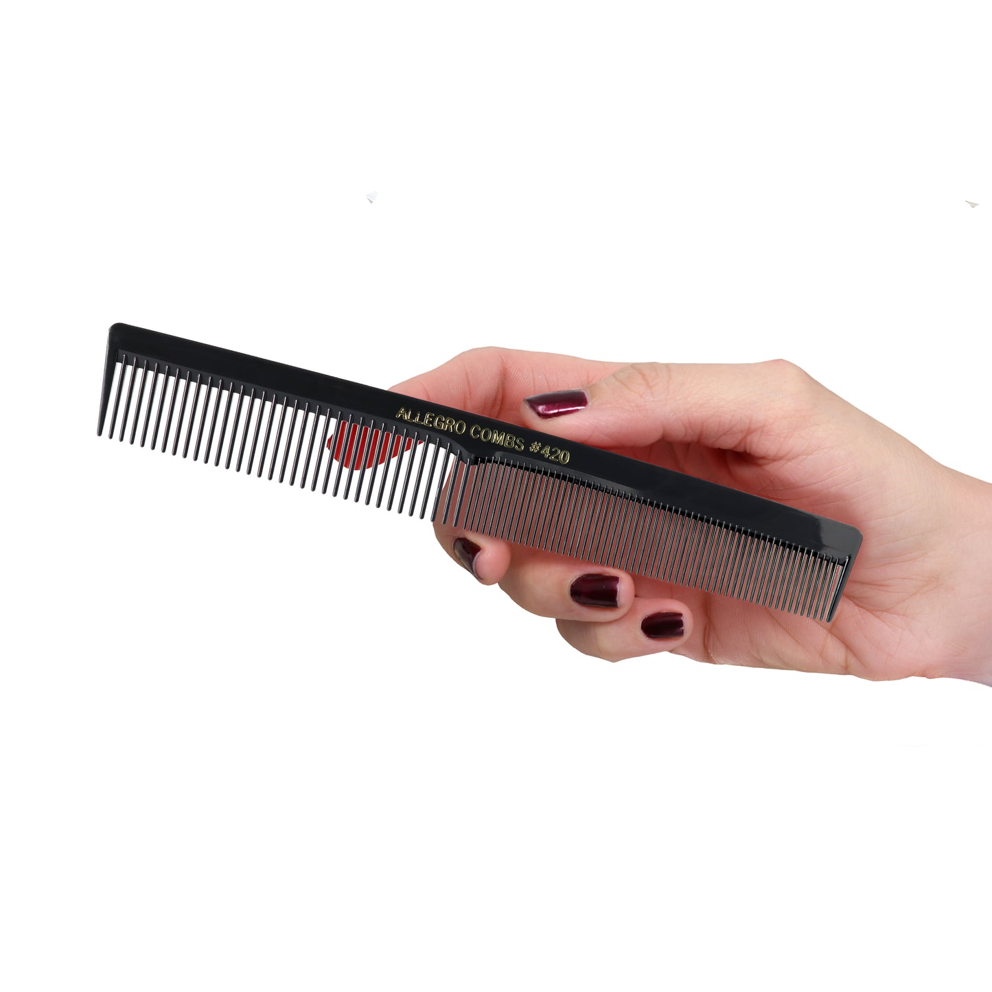 Allegro Combs 420 Barber Cutting Styling Comb Set - 12 count