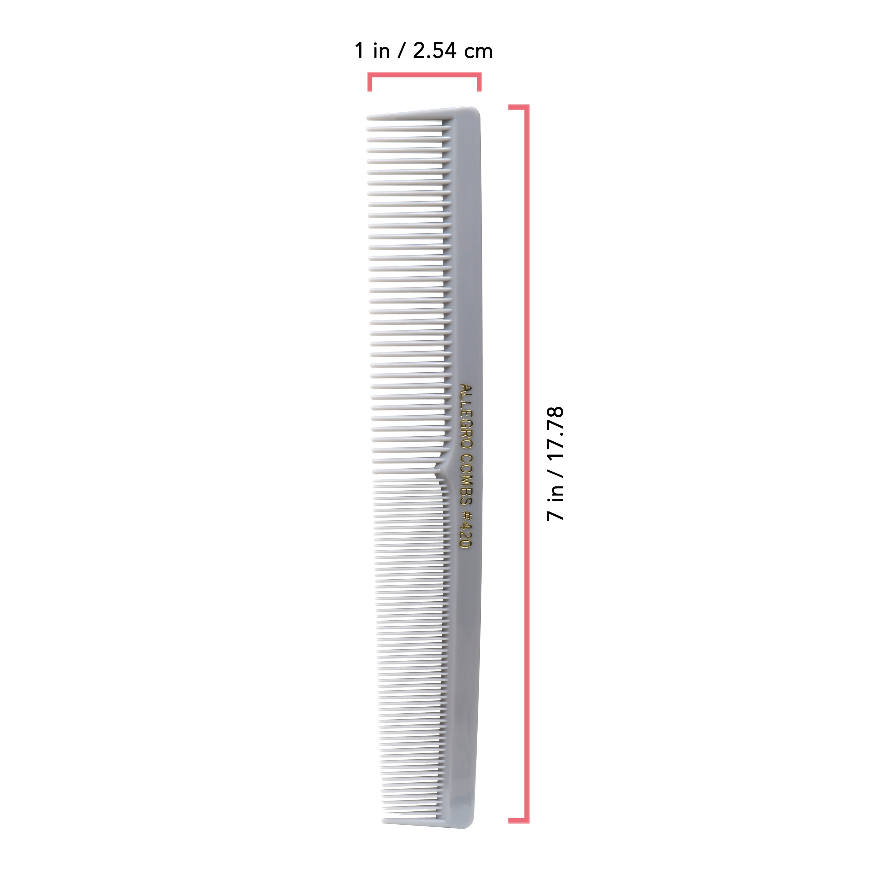 Allegro Combs 420 Barber Comb Comb Set Hair Cutting Combs Pocket Comb ...