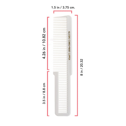 Allegro Combs #9000 Clipper Combs Blending Flat Top 6 Count