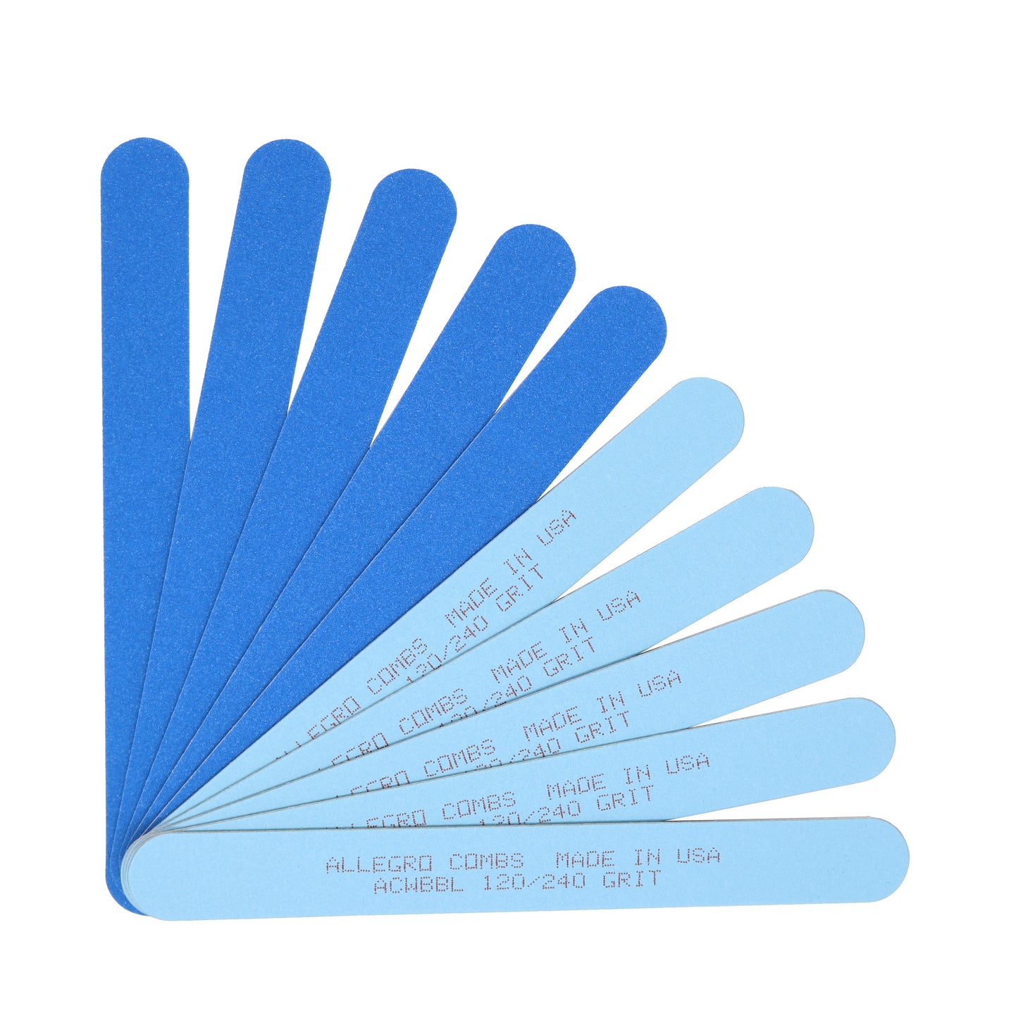 Nail Files - Double-Sided Emery Boards 100/180 & 120/240 Grit (10 Pack)