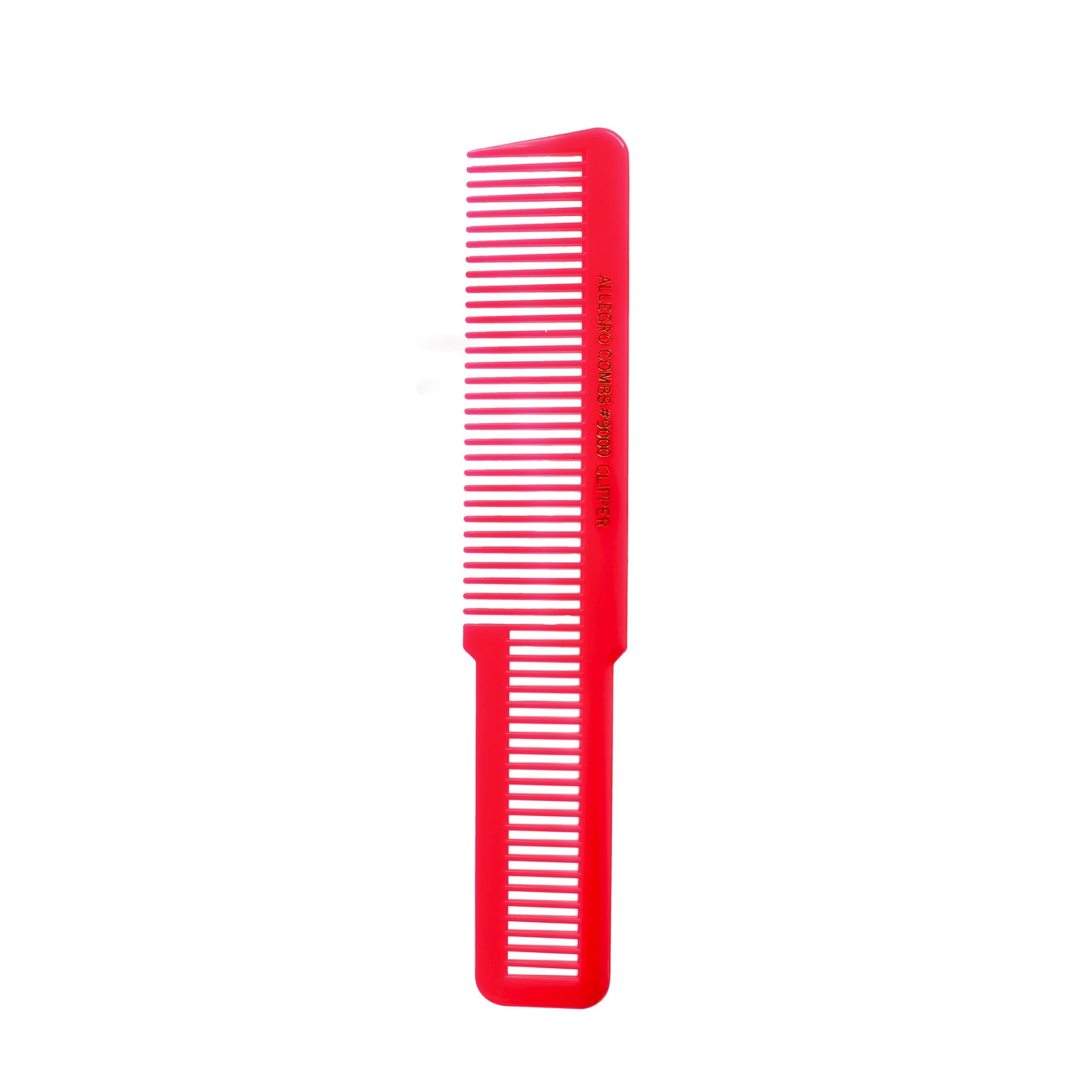 Allegro Combs 9000 Barber Clipper Cutting Wide Combs Blending Flat Top Combs Fading Shampoo Combs Neon Pink 6 Pk.