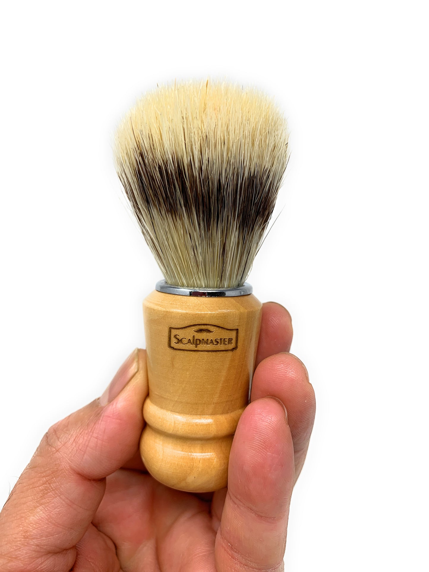 Scalpmaster Boar Bristles Shaving Brush Wood Handle 100% Boar Bristles SB-15