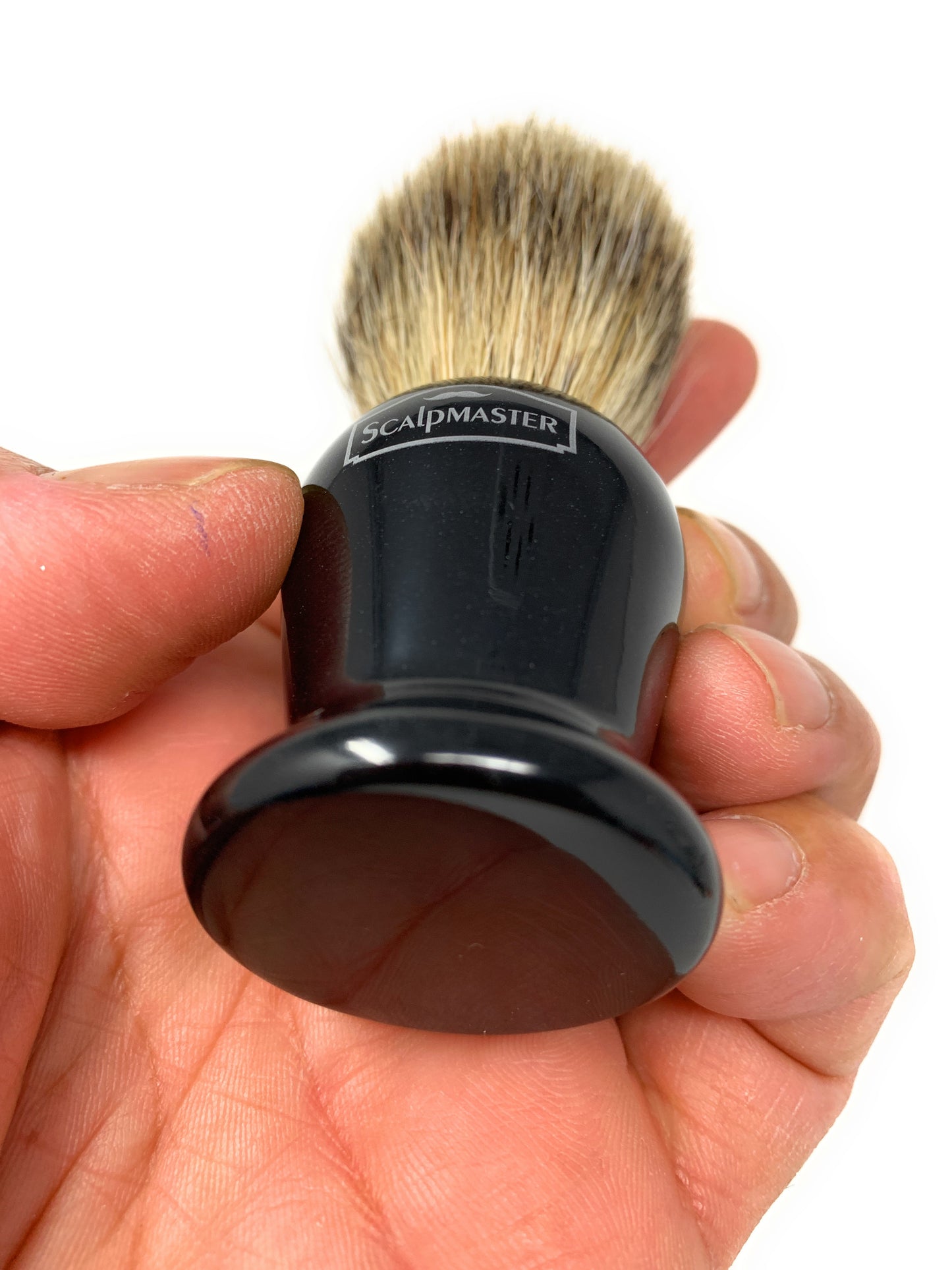 Scalpmaster Boar/Badger Mix Shaving Brush Shave Brush Black Handle SB-17