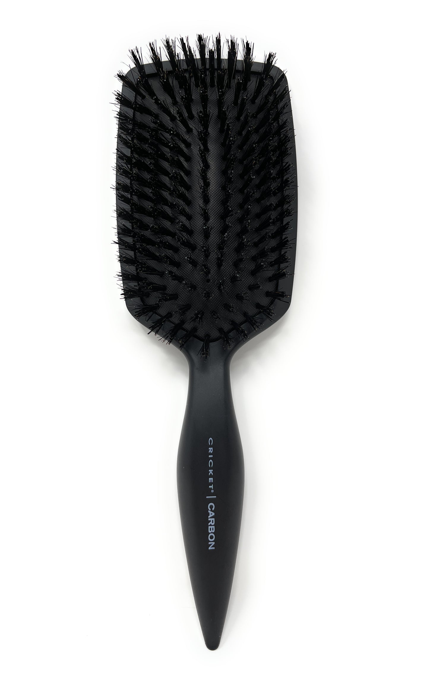 Cricket Carbon Boar Paddle Hair Brush for Blow Drying and Styling, Large Wide Anti-Static Hairbrush for Long Short Thick Thin Curly Straight Hair