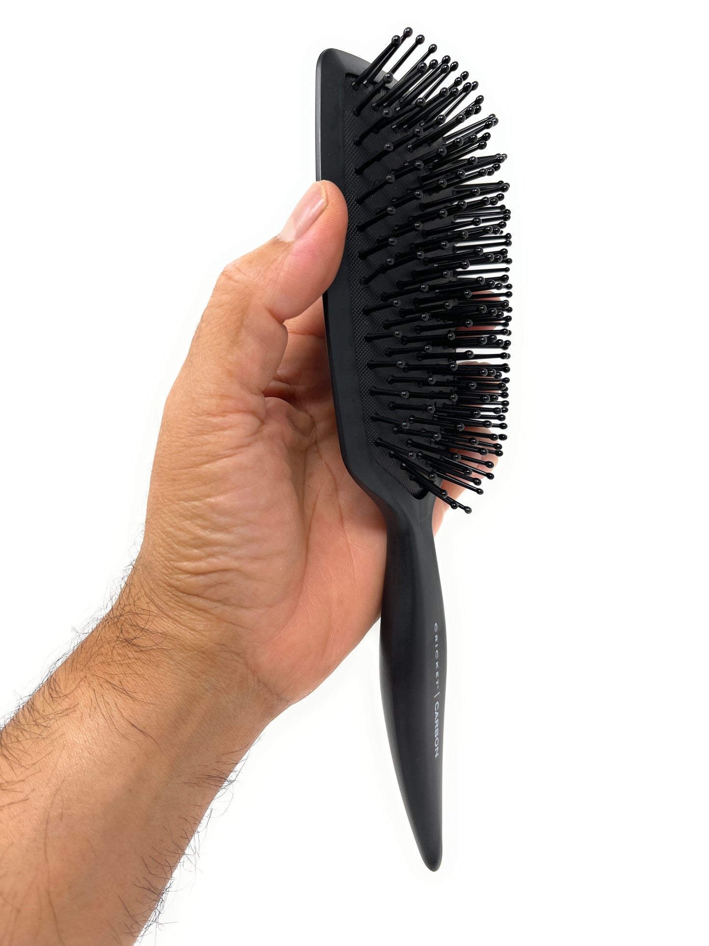 Cricket Carbon Large Wide Paddle Hair Brush for Blow Drying and Styling Ceramic, Tourmaline Ion Bristle Anti-Static Hairbrush