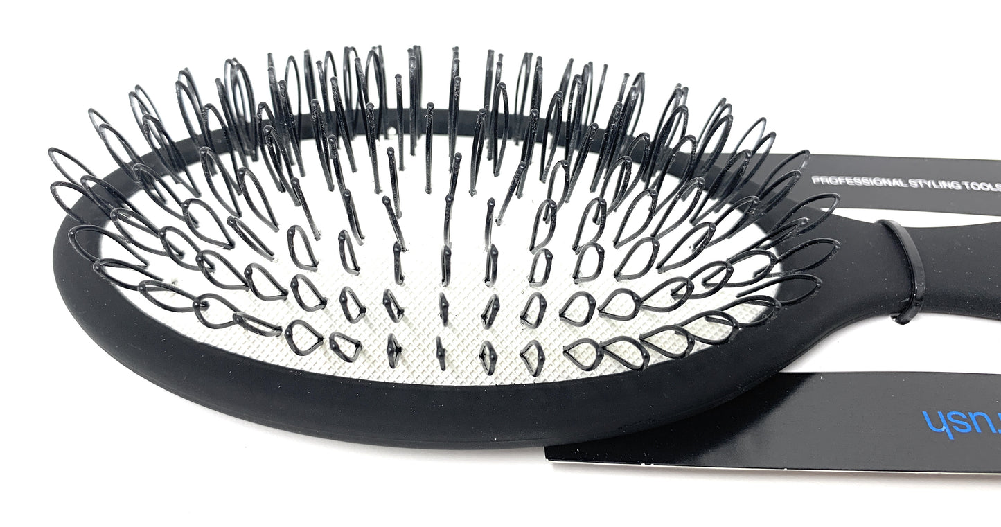 Scalpmaster Hair Extension Oval Cushion Brush 11 Row Black  SC9303