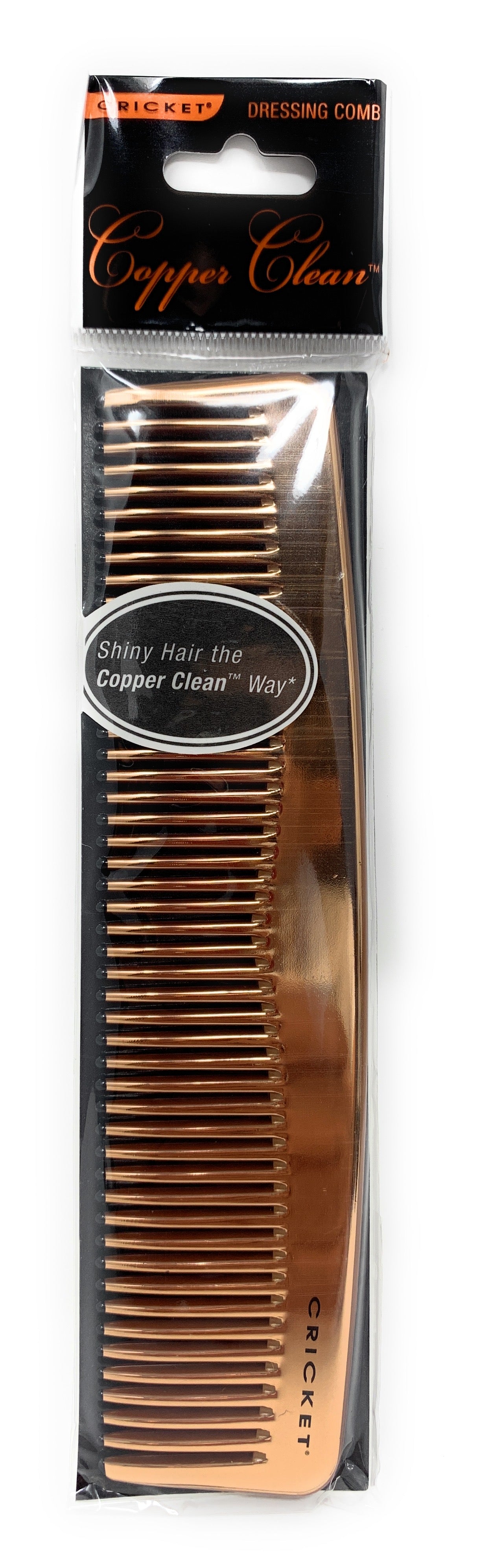 Cricket Copper Clean Finishing Comb Dressing Hair Comb Copper Infused Teeth.