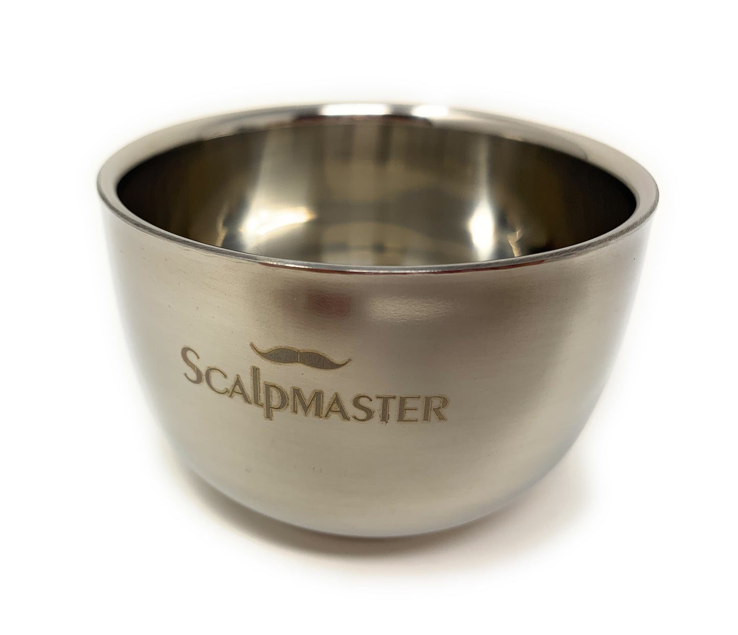 Scalpmaster Stainless Steel Shaving Bowl Shave Accessory for Men Small 3.4 Oz
