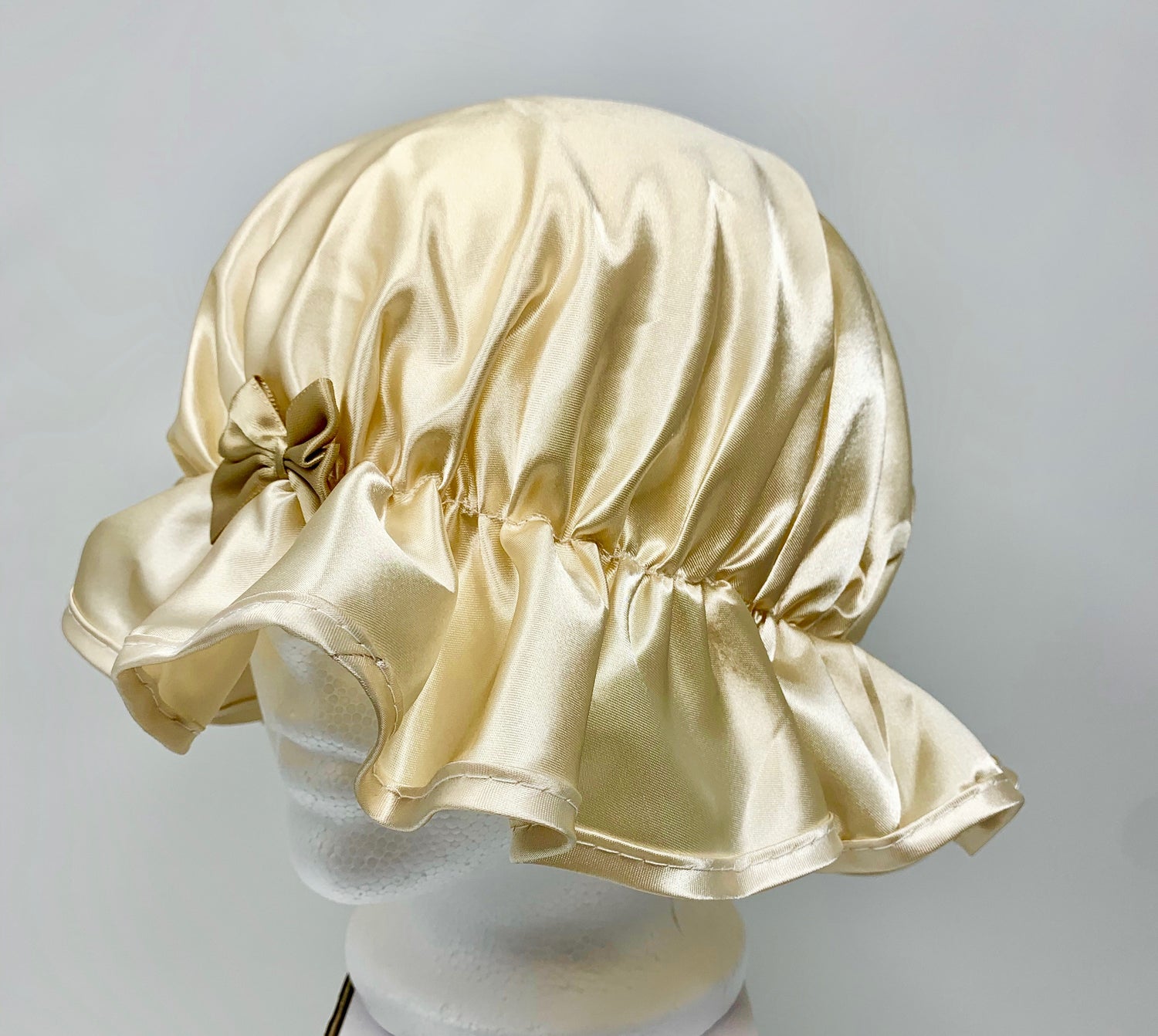 Kingsley Silky Satin Night Cap Sleeping Hats Sleep Bonnets Gold – Allegro  Beauty Store