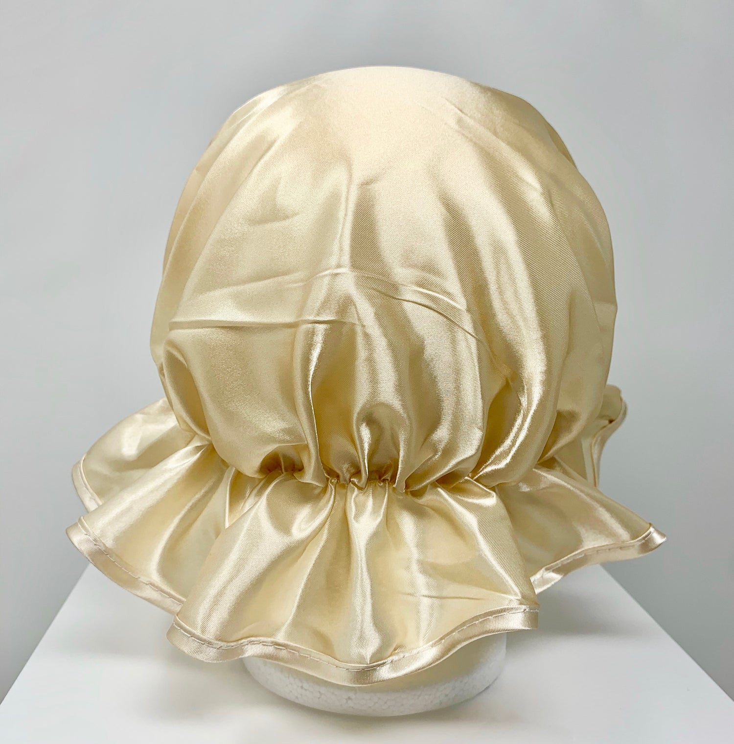 Kingsley Silky Satin Night Cap Sleeping Hats Sleep Bonnets Gold – Allegro  Beauty Store