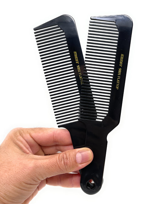 Krest 9001 Clipper 8.5 In.  Flat Top Comb Blending Hair Cutting Barber Stylist Made In The USA 2 Pc.