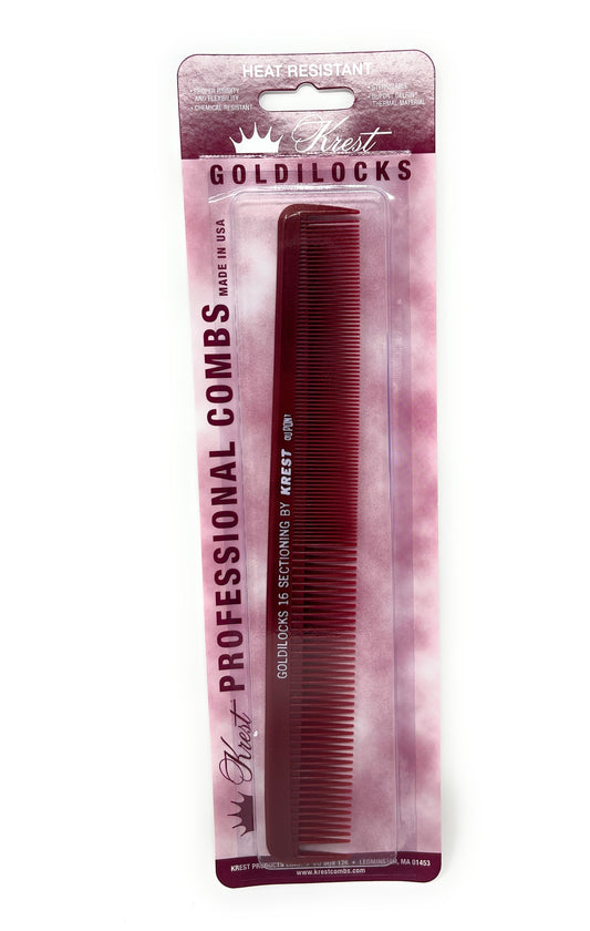 Krest Goldilocks G16 Heat Resistant Parting Combs Sectioning Combs Dupont  Delrin 8.5 In. 1 Pc.