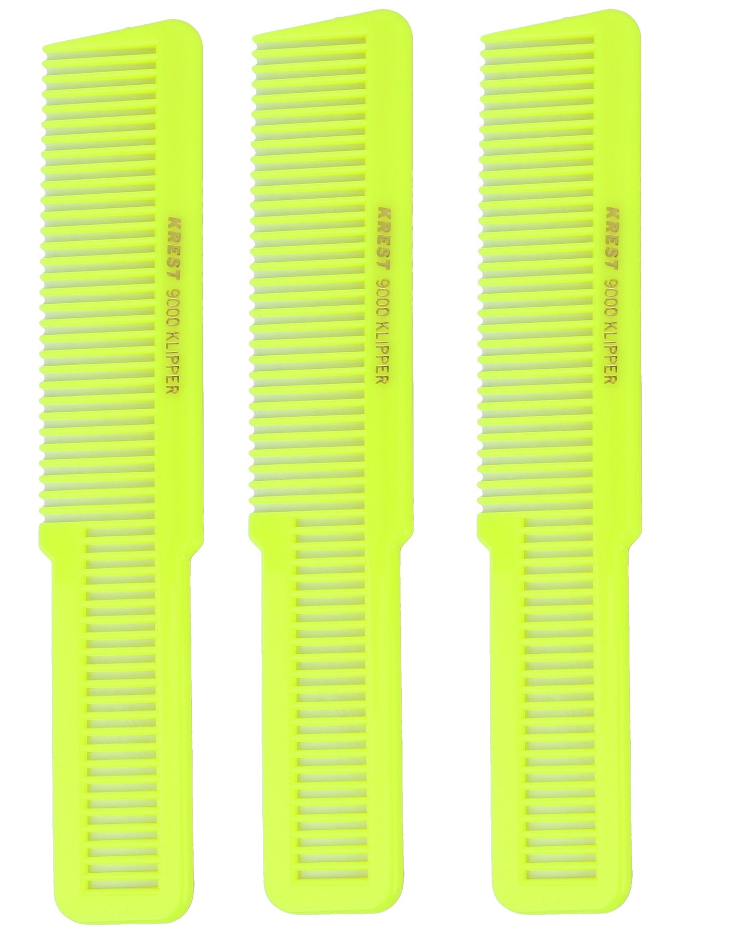 8 In. Krest Combs 9000 Clipper Cutting Comb Flattop Combs Klipper Comb. 3 pcs.