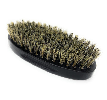 Phillips Brush military Wood Bristle Beard Brush Black Wood Military Style For Short Hair