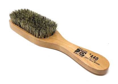 Phillips Brush 440 The Wave Hair Brush 7-Row Pure Soft Bristle Wood Handle.