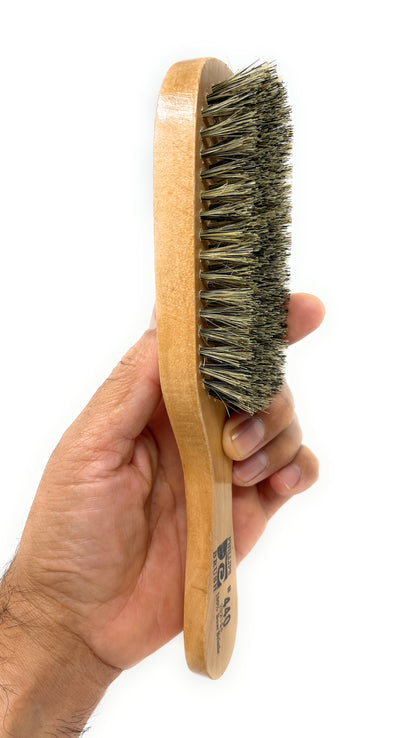 Phillips Brush 440 The Wave Hair Brush 7-Row Pure Soft Bristle Wood Handle.