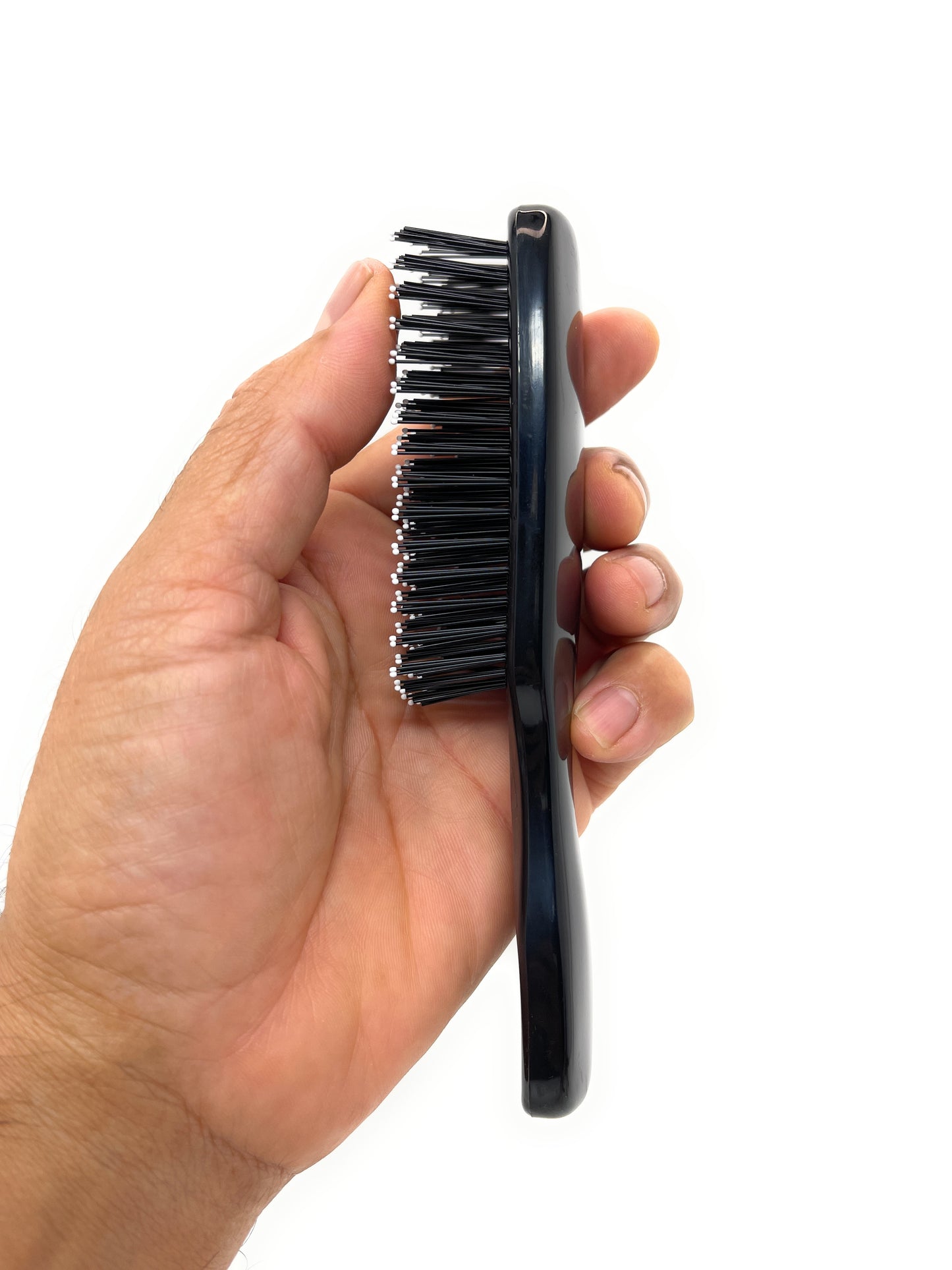 Phillips Light Touch 8-P: Compact 8-Row Nylon Bristle Hair Brush, Black - 1 Pc