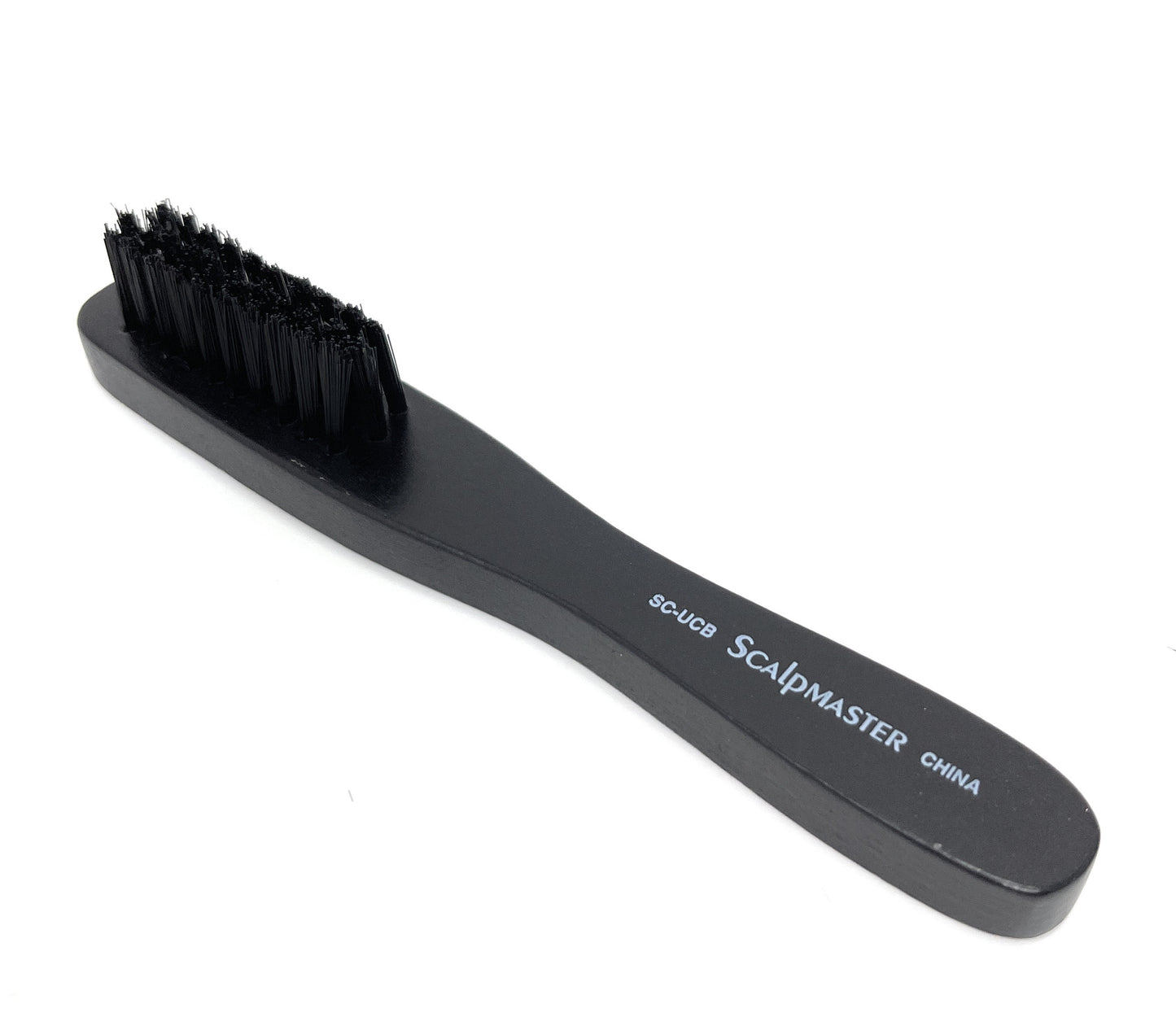 Scalpmaster Clipper Cleaning Brush Nylon Bristles Barber Brush Boar Bristle Wooden Handle Fade Brush 2 Pc.