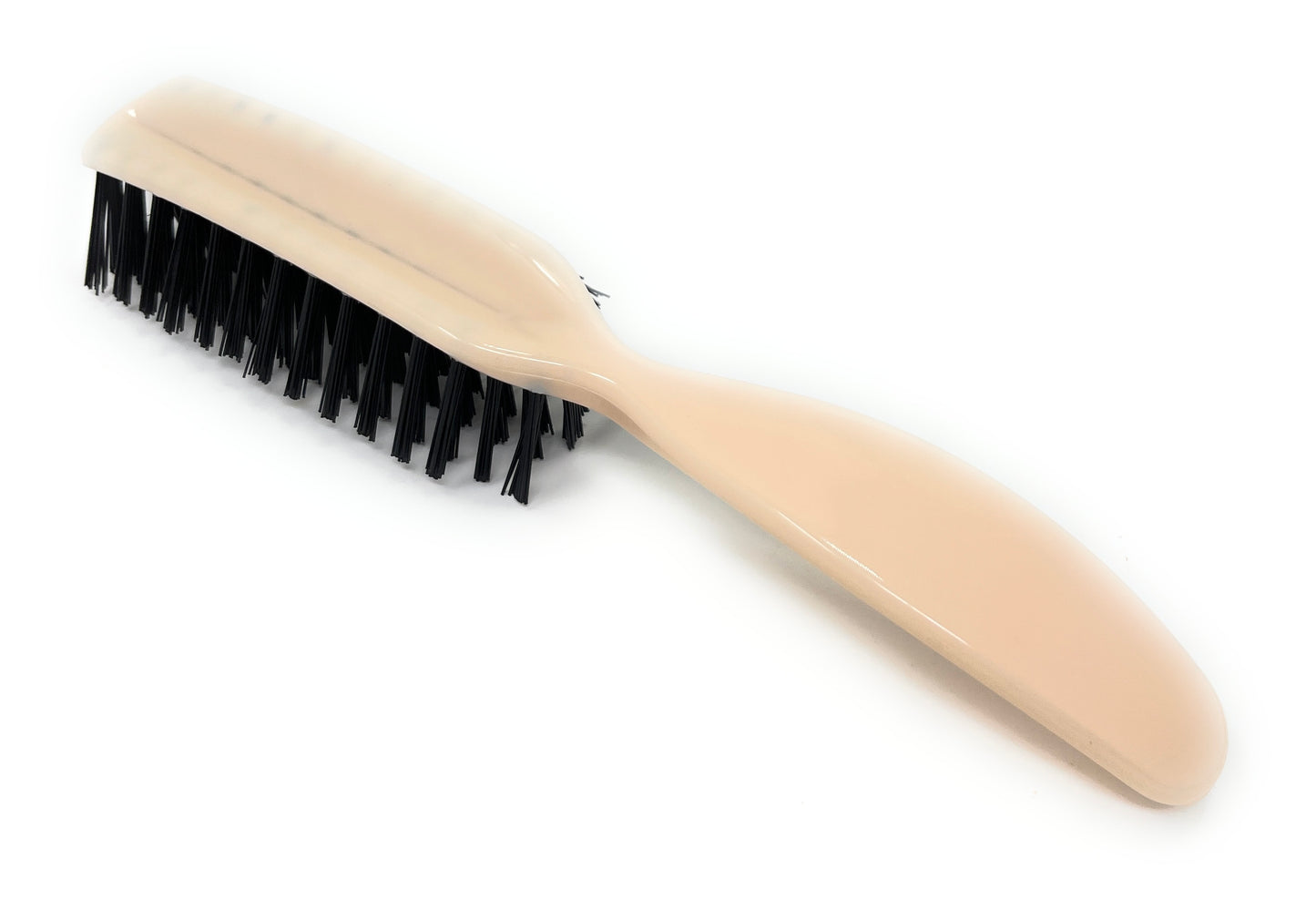 Scalpmaster Salon Brush Hair Brush Smooth Round Nylon Bristle Brush Brush 7 Rows Ivory 1 Pc.