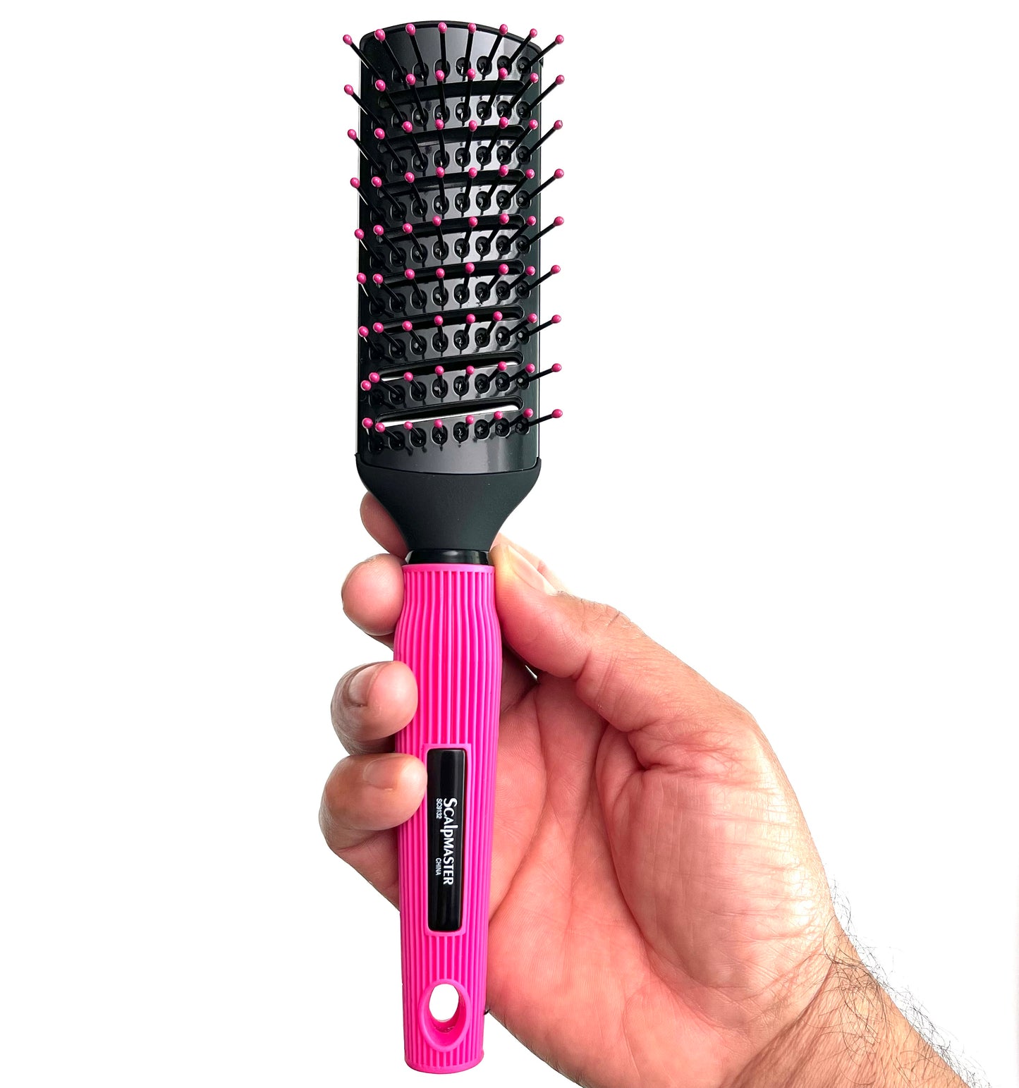 Scalpmaster Hair Brushes Set Round Paddle Styling Thermal Hair Dryer Brush 7 Pcs.