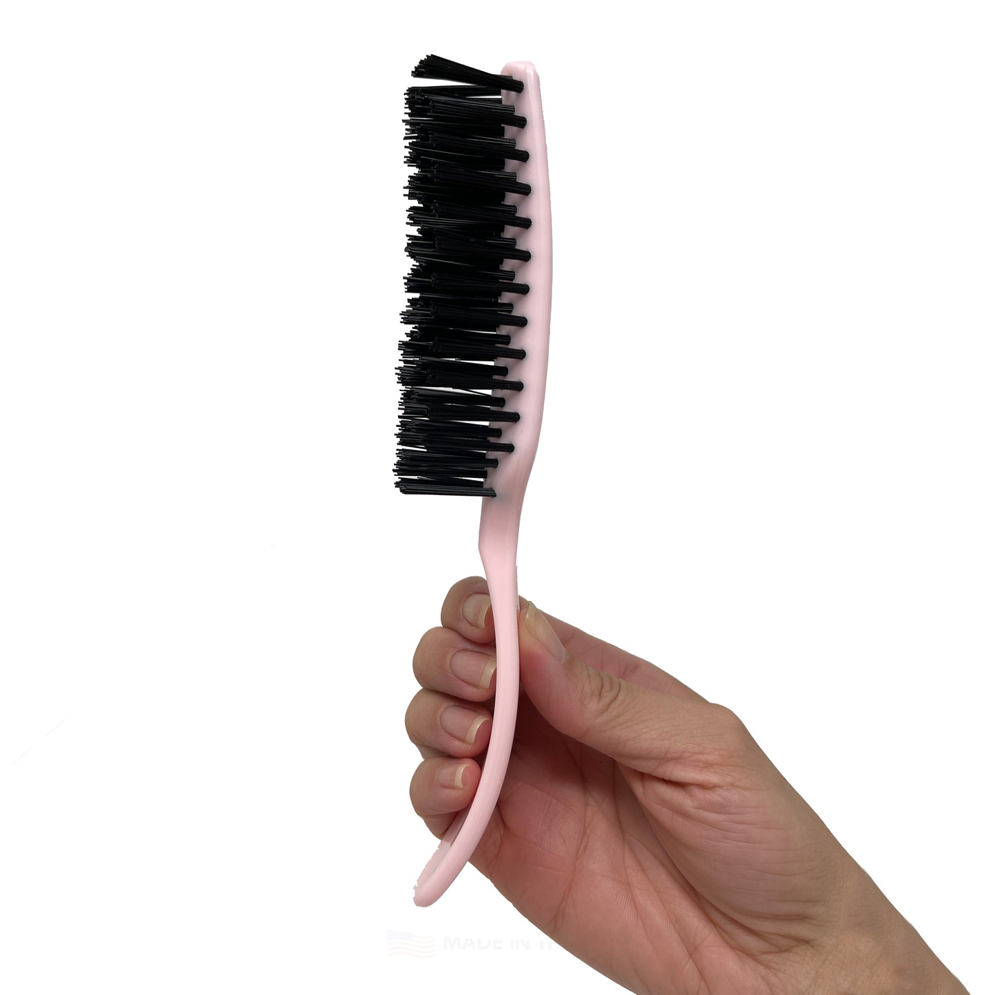 Styling Gear Detangling Hair Brush Nylon Bristles 7 Row Teasing Womens Brush For Thick Hair 2 pc.