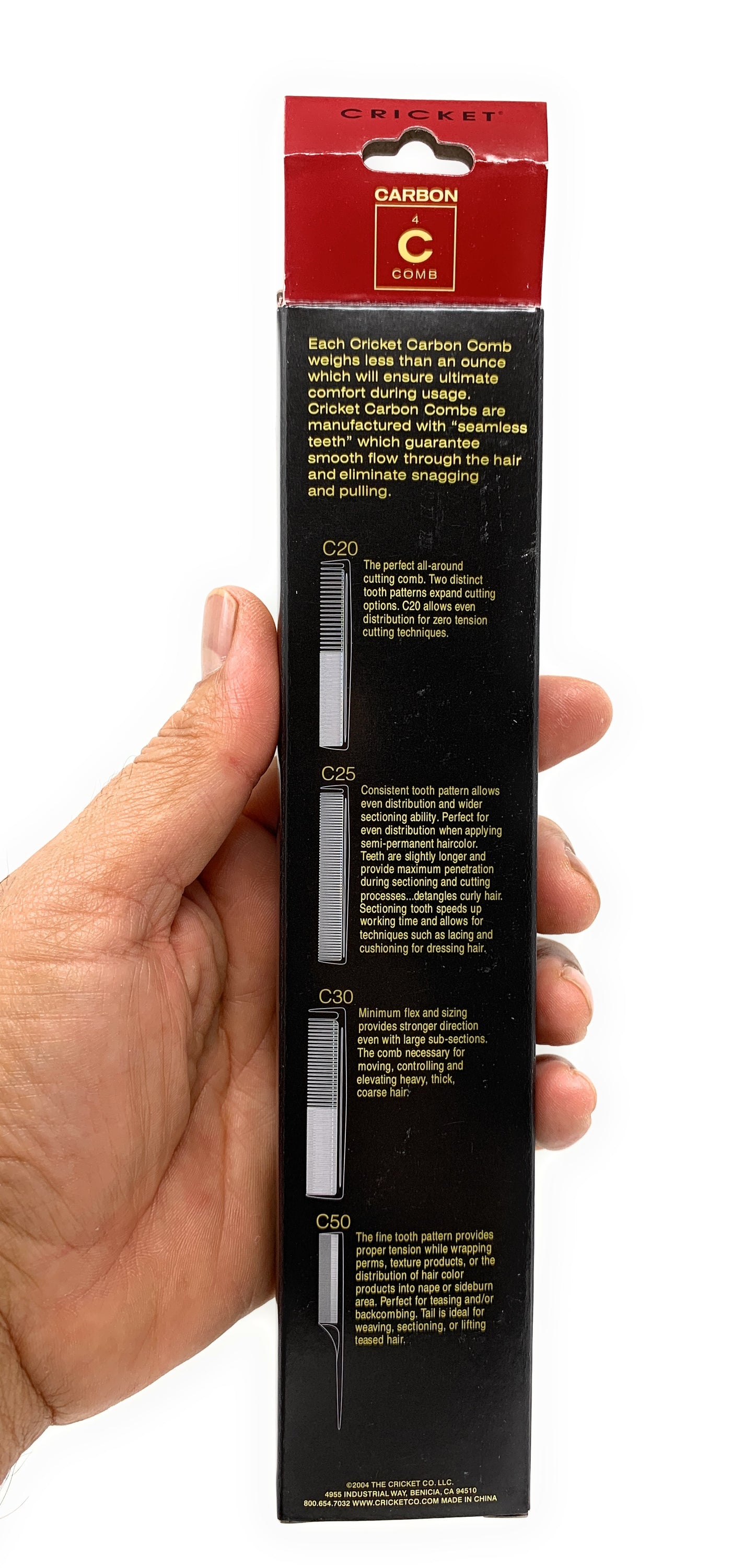 Carbon Comb Heat Comb Multi Purpose Comb Heat Resistant 1 Pc